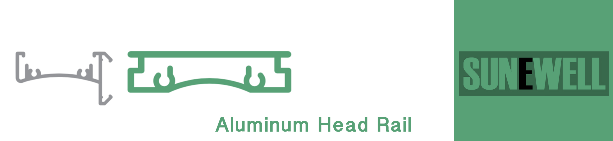 I-Roller Blinds Aluminium Head Rail Series