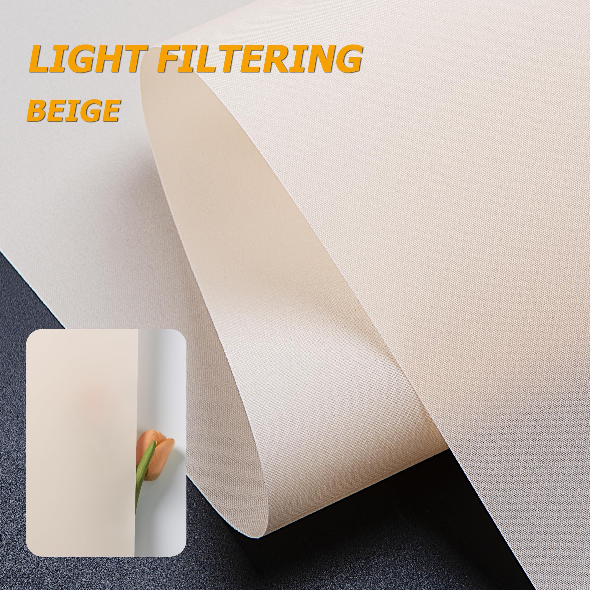 Beige-light Filtering 48__ W x 72__ H-04