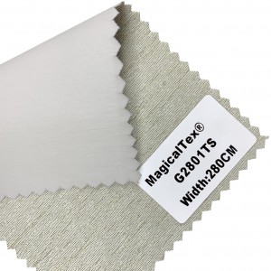 Tecido para cortinas de rolo Groupeve MagicalTex Sunetex, fabricação de tecido para rolos G2801TS
