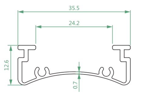 Sunewell Roller Blinds Head Rail 110127