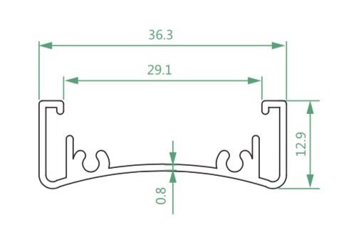 Sunewell Roller Blinds Head Rail-110163