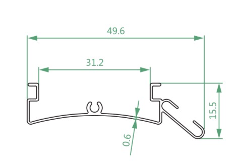 Sunewell Roller Blinds Head Rail-1113001